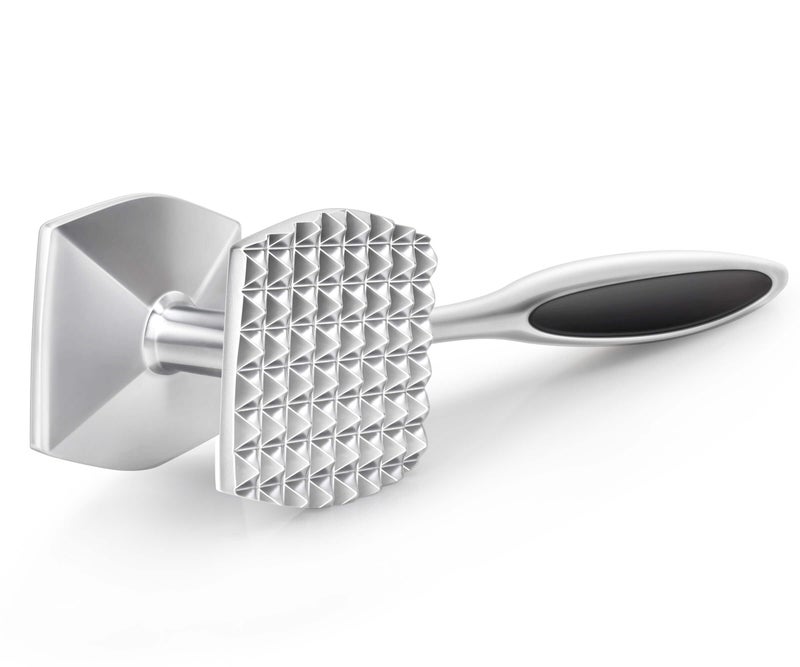 Aliglow Meat Tenderizer Hammer Tool Pounder For Tenderizing Steak Beef Poultry, Heavy Duty Dual-Sided Mallet with Soft Grip Handle - Multifunctional Kitchen Beater for Chicken,Fish, Baking - Image 1